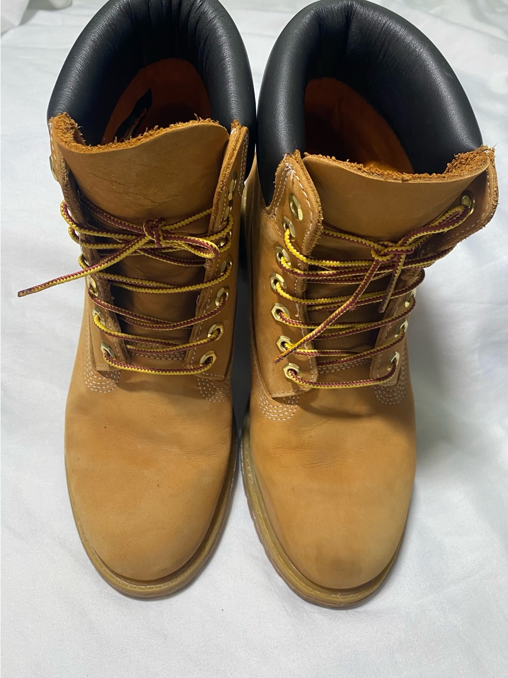 Timberland Leather Waterproof Work Boots - Wheat - 8.5